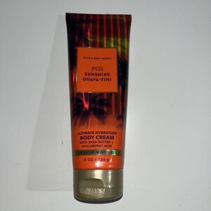 Bath & Body Works Fiji Sunshine Guava Tini Hydrating Body Cream 8 oz New